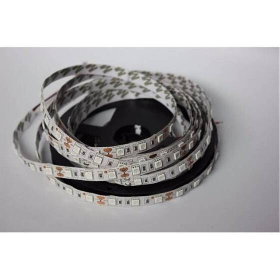 Su Geçirmez Sarı 5050 12V SMD LED Şerit 60 LED/Metre Esnek 5 Metrelik Makara - 2