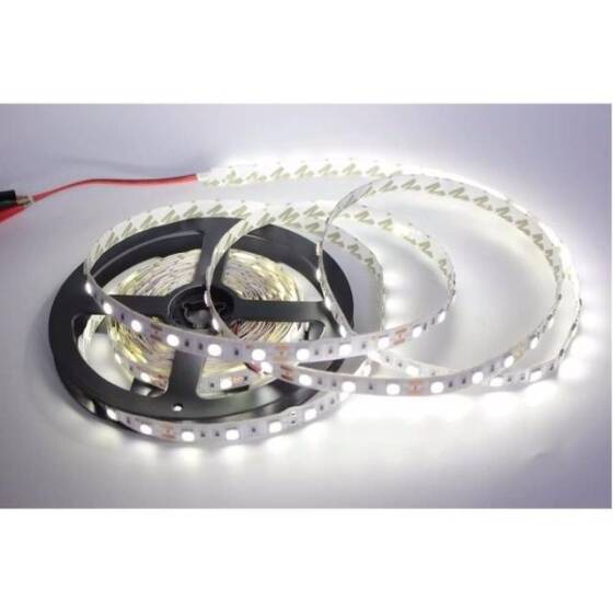 Su Geçirmez Sarı 5050 12V SMD LED Şerit 60 LED/Metre Esnek 5 Metrelik Makara - 5