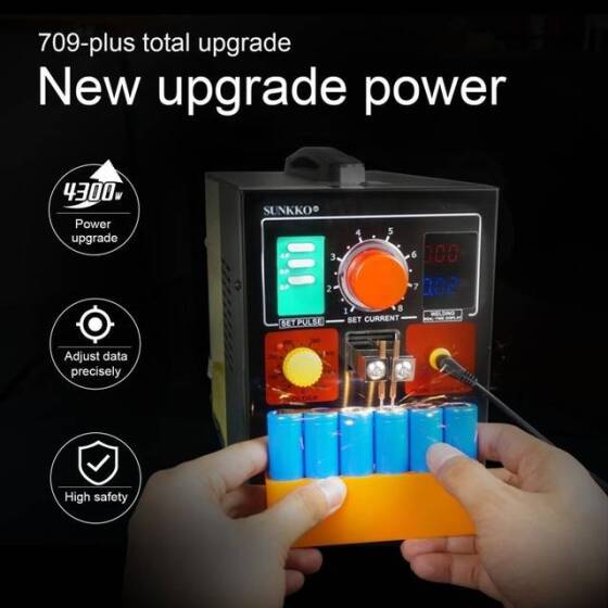 SUNKKO 709PLUS Punta Kaynak 4-3KW Makinesi-70BN Kaynak Kalemi İle UK Fişli 220V - 3