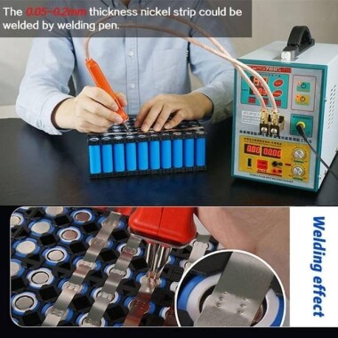 SUNKKO 788S-Pro 18650 Pil Darbeli Nokta Kaynakçı-70B Nokta Kaynak Kalemi EU Fişli 220V - 2