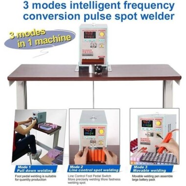 SUNKKO 797DH Ayak Pedalı Masa Üstü Punta Kaynak Makinası +70B Kaynakçı Kalemi UK Fişli 220V - 5