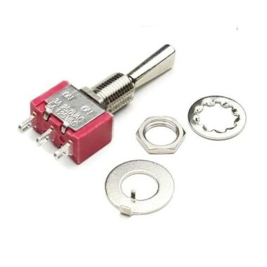 T80-T ON-ON 3 Pin Yaylı Toggle Switch - Salecom