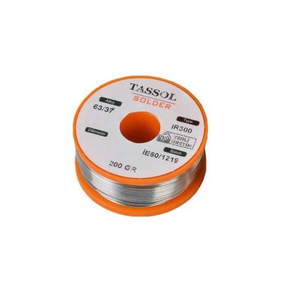 Tassol 0.75 mm 200gr Lehim Teli (%63 Kalay / %37 Kurşun) - 1
