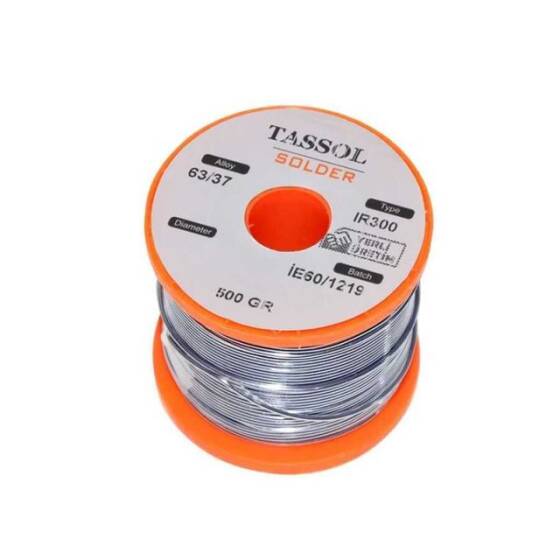 Tassol 1.6 mm 500gr Lehim Teli (%63 Kalay / %37 Kurşun) - 1