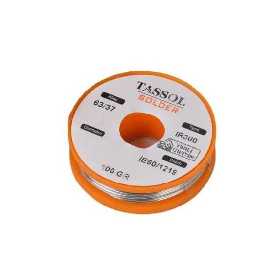Tassol 2 mm 100gr Lehim Teli (%63 Kalay / %37 Kurşun) - 1