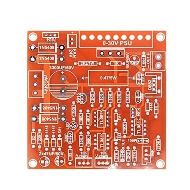 0-30V 2mA-3A Sürekli Ayarlanabilir DC Regüle Güç Kaynağı DIY Kiti Kısa Devre Akımı Sınırlama Koruması - 3