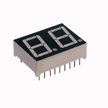 0.56 İnç Kırmızı 2 Haneli 7 Segment Led Gösterge CC 18pin - 1