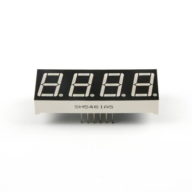 0.56 İnç Kırmızı 4 Haneli 7 Segment LED Gösterge CC 12 Pin - 4