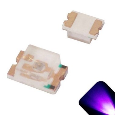 0805 (0802) 395-400nm Mor SMD Yan LED - 1