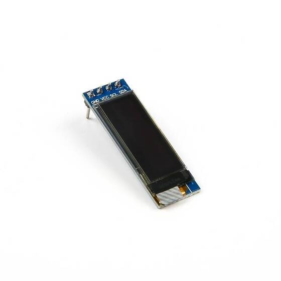 0.91 inç 128x32 I2C IIC Seri OLED LCD Ekran Modülü (GND VCC ile) Beyaz SSD1306 Çip - 7