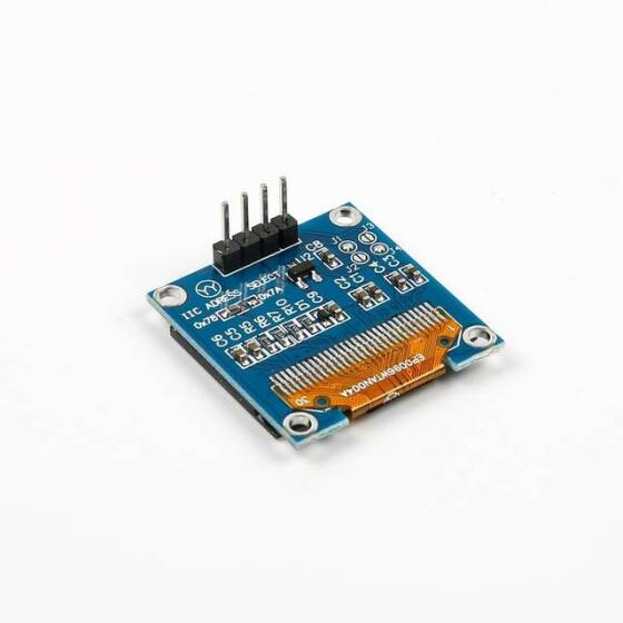 0.96 inç I2C IIC OLED LCD Modül 4 Pin Beyaz SSD1306 Çip (VCC GND) - 8