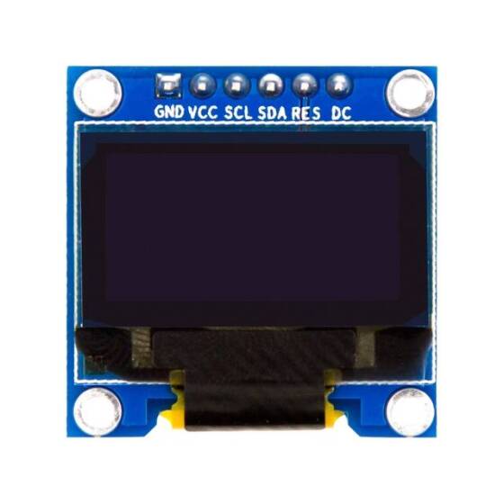 0.96 inç SPI OLED LCD Modül 6 Pin Mavi SSD1306 Çip (GND VCC) - 6