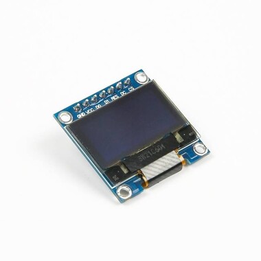 0.96 inç SPI OLED LCD Modül + CS Pin 7 Pin Mavi SSD1306 Çip (GND VCC) - 9