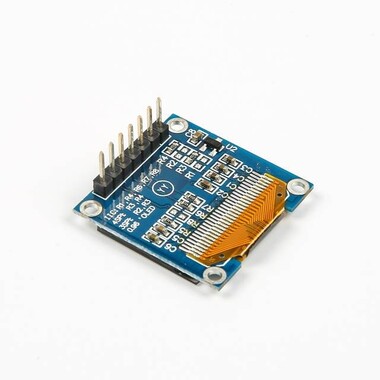 0.96 inç SPI OLED LCD Modül + CS Pin 7 Pin Mavi SSD1306 Çip (GND VCC) - 11