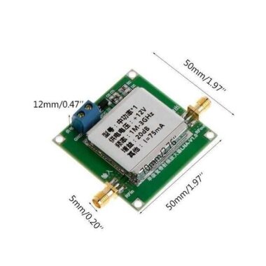 1-3000MHz 20dB LNA RF Geniş Bant Amplifikatör Modülü - 3