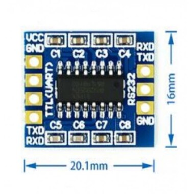 1 EXAR Çip RS232 SP3232 TTL - RS232 RS232 - TTL Fırça Kablosu Seri Bağlantı Noktası Modülü - 2