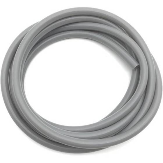 1 Metre Gri Esnek Kauçuk Şeffaf Hortum - Slikon Tüp ID 2mm X 4mm OD - 1
