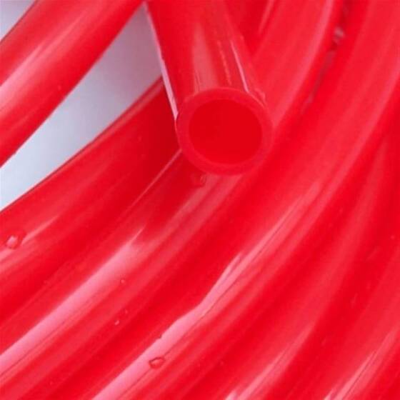 1 Metre Mavi Esnek Kauçuk Şeffaf Hortum - Slikon Tüp ID 8mm X 10mm OD - 3