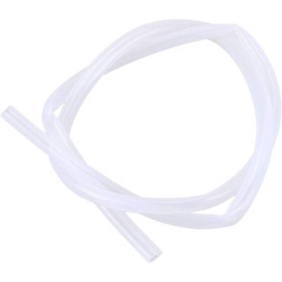 1 Metre Turuncu Esnek Kauçuk Şeffaf Hortum - Slikon Tüp ID 8mm X 10mm OD - 1