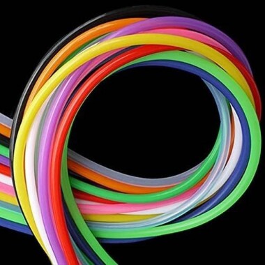 1 Metre Yeşil Esnek Kauçuk Şeffaf Hortum - Slikon Tüp ID 1mm X 3mm OD - 4