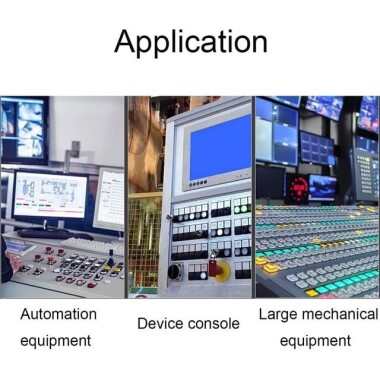10mm 220V Yeşil LED Metal Sinyal Lambası 15cm Kablolu - Metal İndicator Light - 5