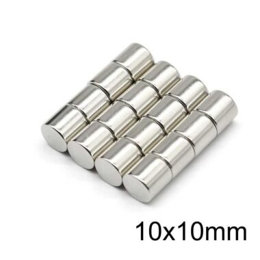 10X10mm Neodyum Güçlü Mıknatıs - Neodim Magnet - Görsu Elektronik