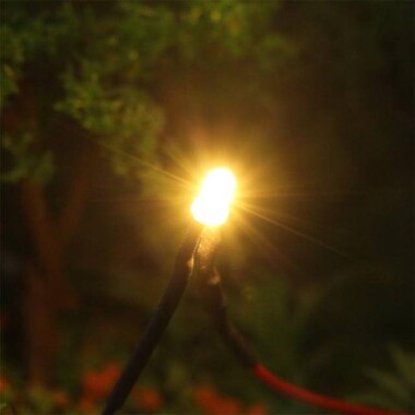 12-18V 3mm Sıcak Beyaz LED 20cm Kablolu - 4