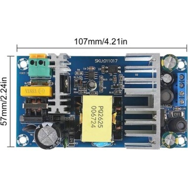 120W AC-DC 90-265V / 24V 4A Anahtarlamalı Güç Kartı - 4