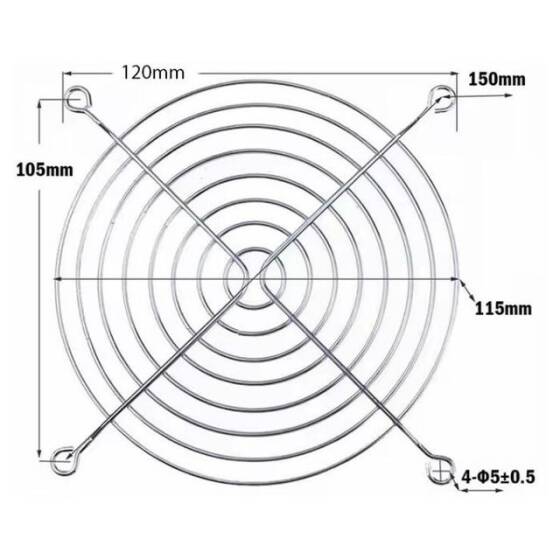 120x120mm Fan Koruma Teli - 2