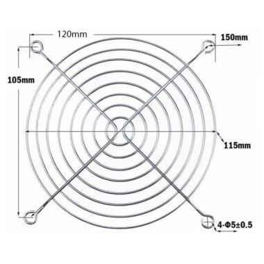 120x120mm Fan Koruma Teli - 2