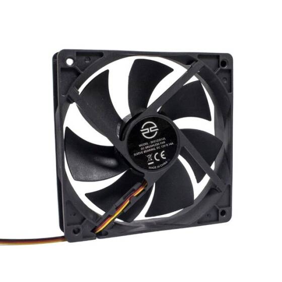 120x120x25mm 12V 0.14A Fan 3 Kablolu - 1