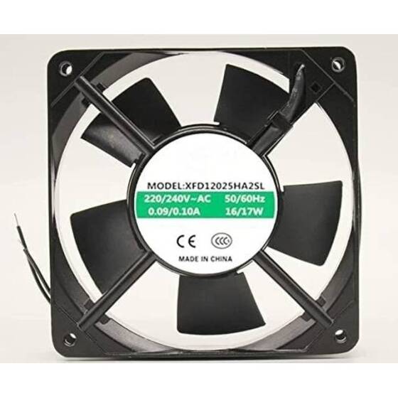 120x120x25mm 220V 16W ​​Çift Bilyalı Fan - 1