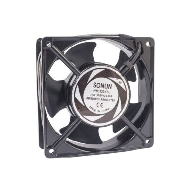 120x120x38mm 380V 50/60Hz 0.08A Metal Fan 2 Kablolu - Görsu Elektronik