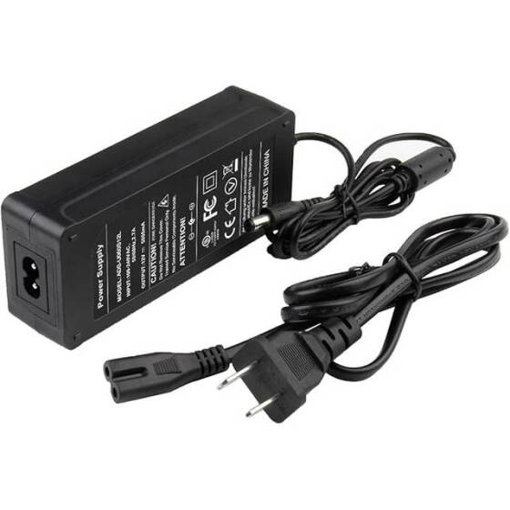 1.2M Kablo 2 Pin 12V 5A Adaptör Şerit Led Güç Kaynağı US Fişli - 1