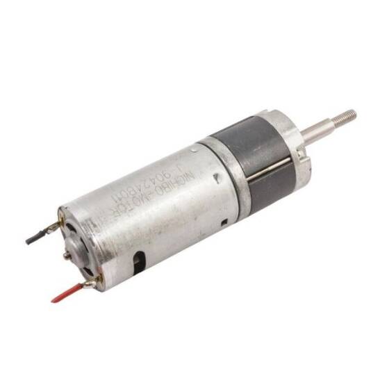 12V 1000RPM 28mm Planet Redüktörlü Kısa DC Motor - Vidalı Milli - 2