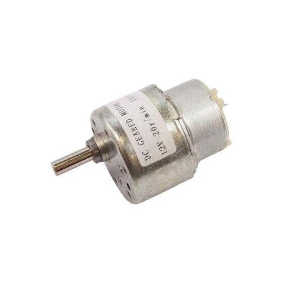 12V 20Rpm 41mm Redüktörlü Dc Motor - 1
