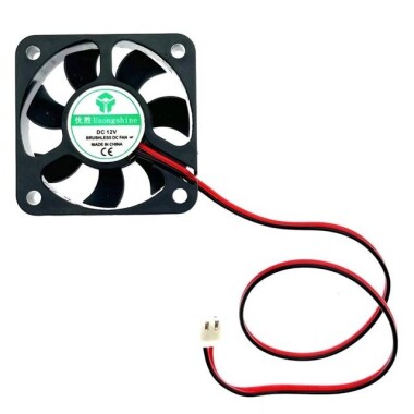 12V DC 5010 Çift Bilyalı Fan-XH2-54-2P 12cm Kablo Boyutu:50x50x10mm - 5