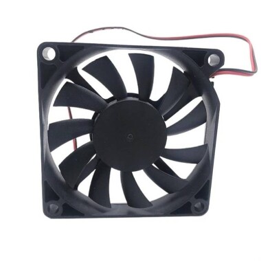 12V DC 7010 USB'li Yağ İçeren Fan Boyutu:70x70x10mm - 2
