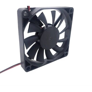 12V DC 7010 USB'li Yağ İçeren Fan Boyutu:70x70x10mm - 4