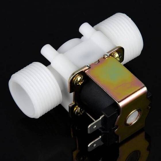 12V DC N/C G3/4 Erkek Konu Plastik Elektrikli Solenoid Valf Su Hava Giriş Akış Anahtarı 0-02-0-8Mpa - 3