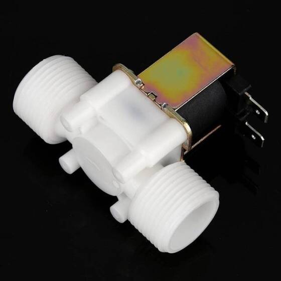 12V DC N/C G3/4 Erkek Konu Plastik Elektrikli Solenoid Valf Su Hava Giriş Akış Anahtarı 0-02-0-8Mpa - 4