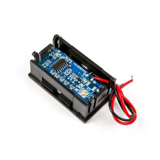 12V İki Kablolu Dijital Ekran Elektrik Miktarı Ölçer Pil Seviyesi Göstergesi - 3