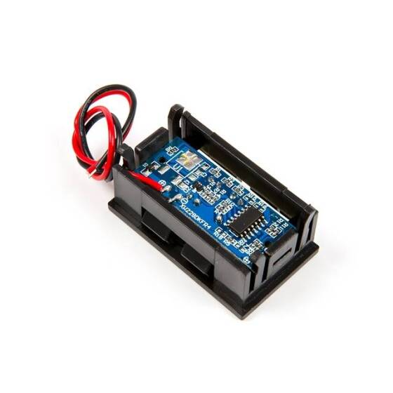 12V İki Kablolu Dijital Ekran Elektrik Miktarı Ölçer Pil Seviyesi Göstergesi - 4