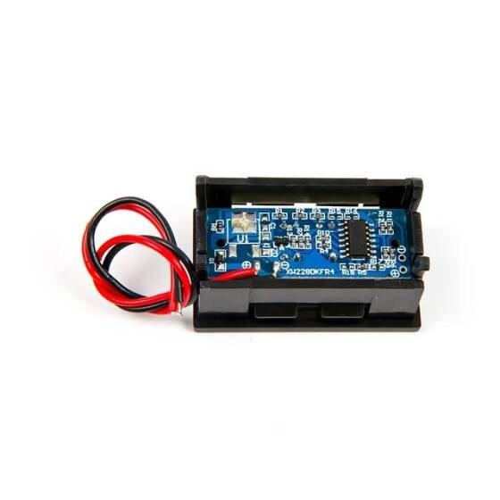 12V İki Kablolu Dijital Ekran Elektrik Miktarı Ölçer Pil Seviyesi Göstergesi - 5