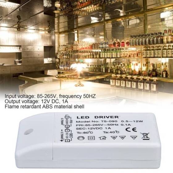 12W 12V 1A Süper İnce Plastik Kasa Led Özel Kablolu Güç Kaynağı - 4