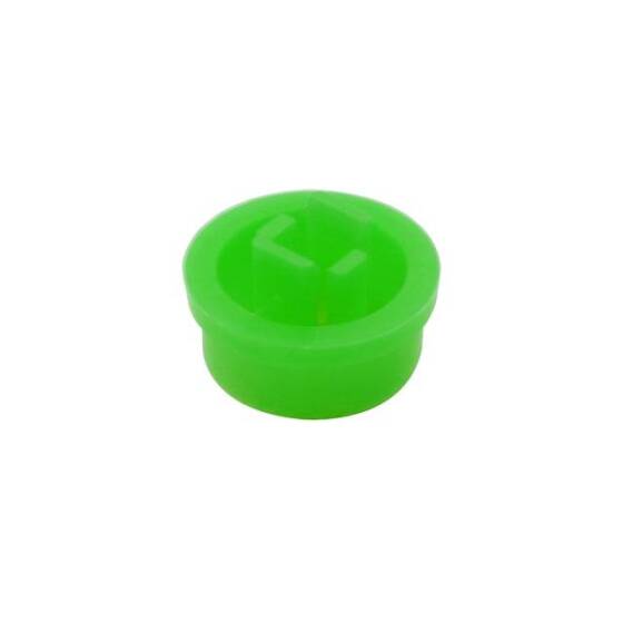 12x12x7.3mm Kare Anahtar için Yuvarlak Kapak Yeşil - 5