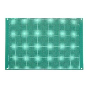 12x8cm Tek Yüzlü Delikli Pertinaks - Prototip PCB - 2