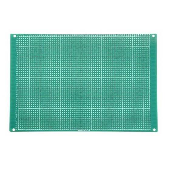 12x8cm Tek Yüzlü Delikli Pertinaks - Prototip PCB - 2