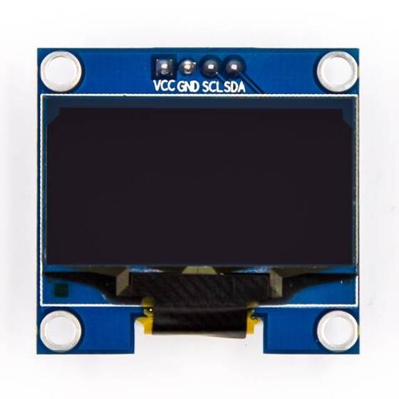 1.3 inç I2C IIC OLED LCD Modül 4 Pin Beyaz SH1106 Çip (VCC GND) - 7