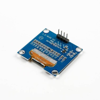 1.3 inç I2C IIC OLED LCD Modül 4 Pin Mavi SH1106 Çip (GND VCC) - 5